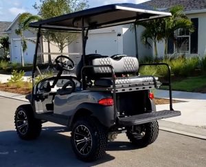 Golf cart extended roof