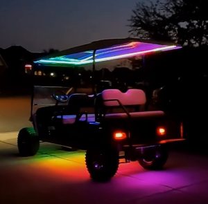 Golf cart lighting