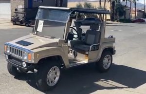 Hummer golf cart