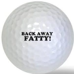 Funny golf balls
